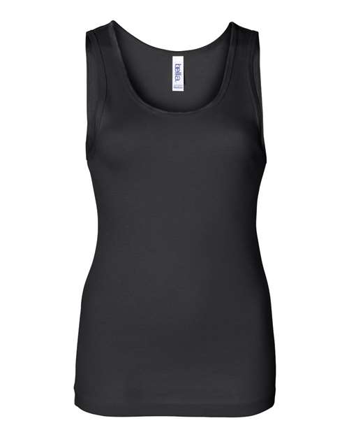 BELLA + CANVAS 1080 Women's Baby Rib Tank - Black