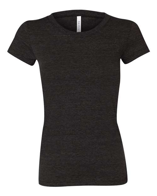 BELLA + CANVAS 8413 Women's Triblend Tee - Charcoal Black Triblend