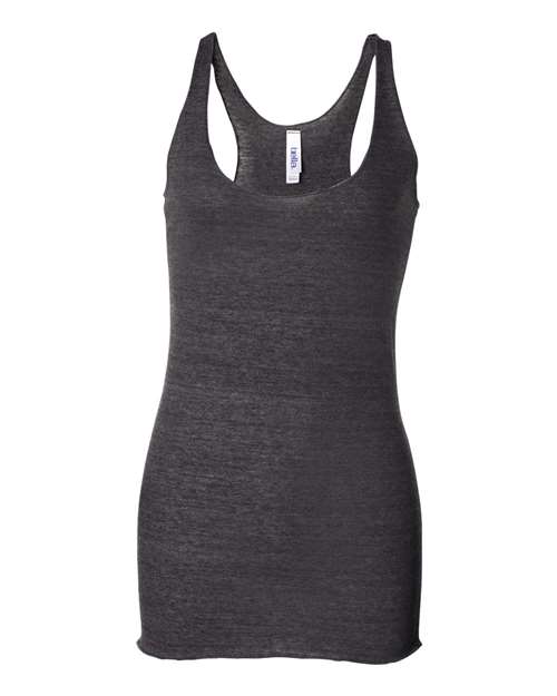 BELLA + CANVAS 8430 Women's Triblend Racerback Tank - Charcoal Black Triblend