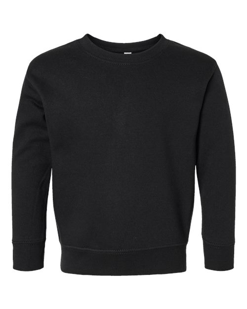 Rabbit Skins 3317 Toddler Fleece Crewneck Sweatshirt - Black