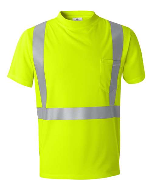 Kishigo 9110-9111 Unisex High-Performance Microfiber T-Shirt - Lime