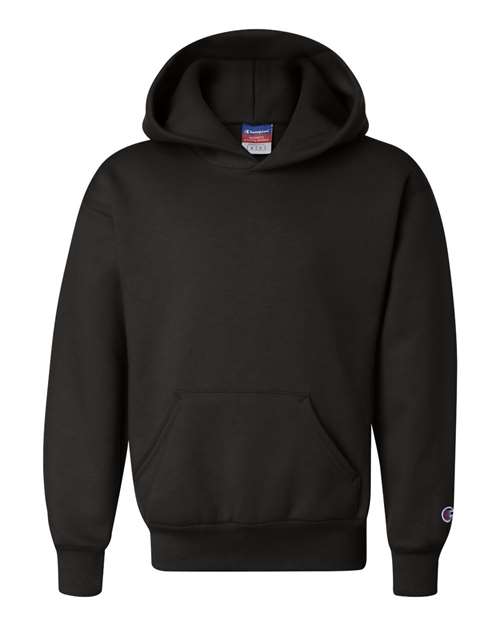 Champion S790 Youth Powerblend® Hooded Sweatshirt - Black