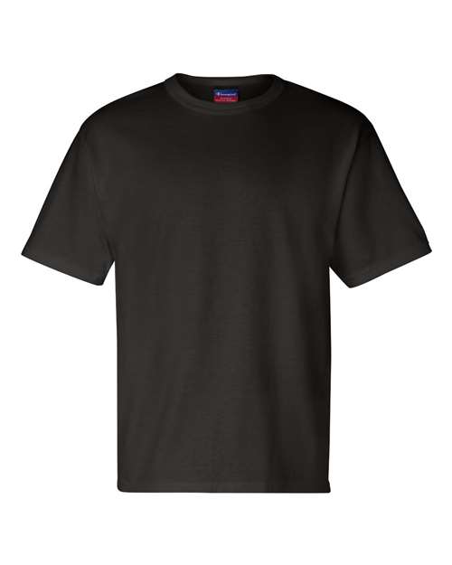 Champion T105 Unisex Heritage Jersey T-Shirt - Black