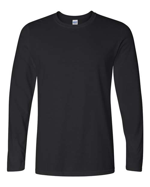 Gildan 64400 Unisex Softstyle® Long Sleeve T-Shirt - Black