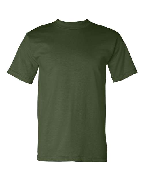 Bayside 5100 Unisex USA-Made Heavyweight T-Shirt - Army