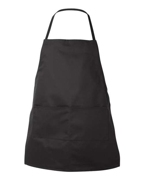 Liberty Bags 5502 Two-Pocket Butcher Apron - Black