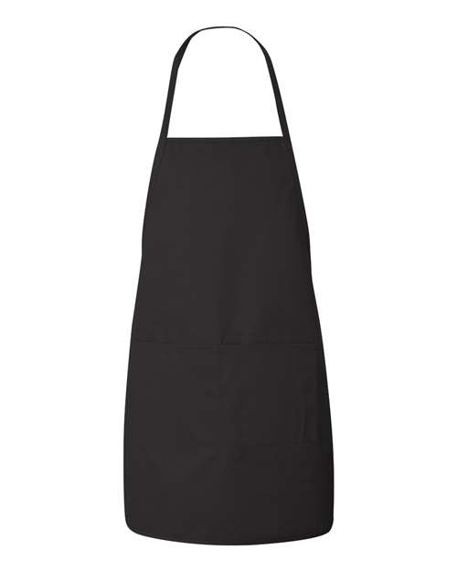 Liberty Bags 5505 Long Butcher Block Apron - Black