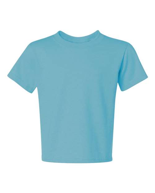 JERZEES 29BR Youth Dri-Power® 50/50 T-Shirt - Aquatic Blue