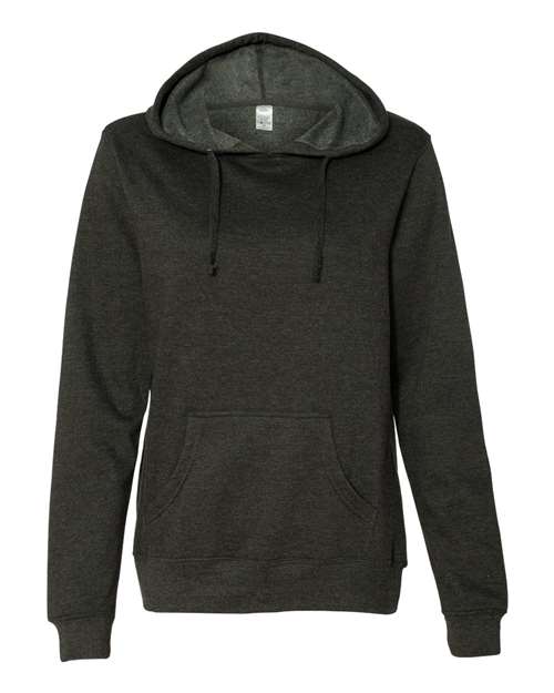 Independent Trading Co. SS650 Women's Junior Fit Heavenly Fleece Lightweight Hooded Sweatshirt