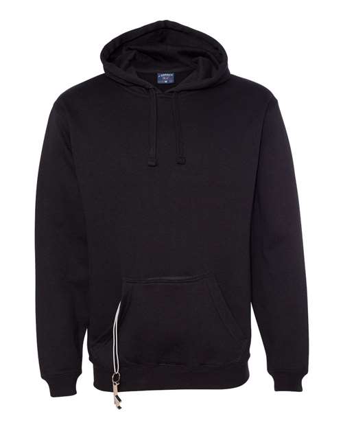 J. America 8815 Men's Tailgate Hooded Sweatshirt - Black