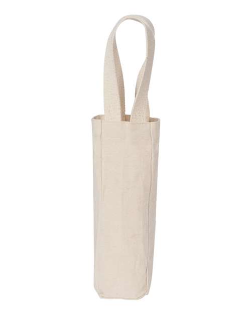 Liberty Bags 1725 Single Bottle Wine Tote - Natural