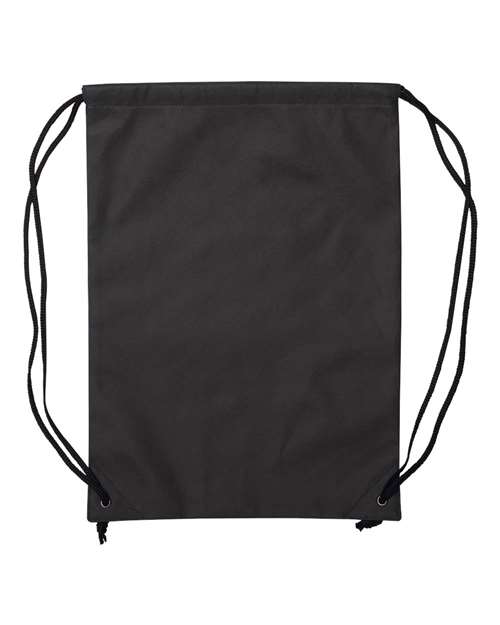 Liberty Bags A136 Non-Woven Drawstring Backpack - Black