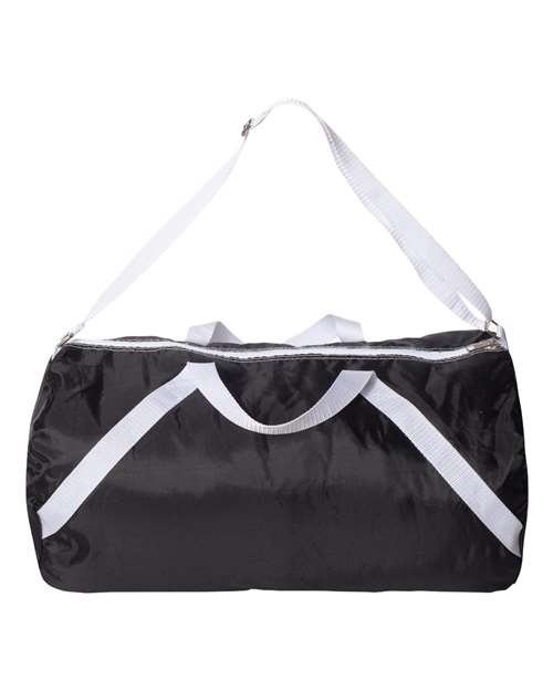 Liberty Bags FT004 18" Nylon Roll Duffel Bag - Black