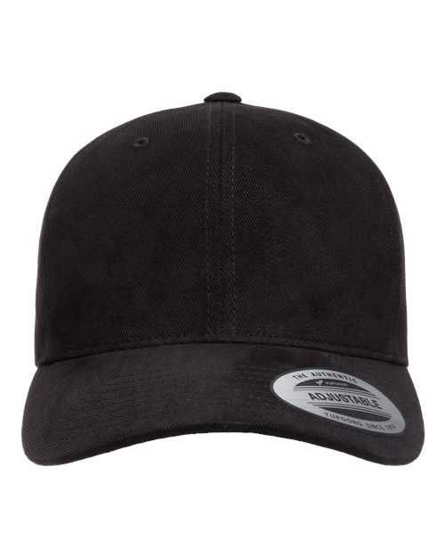YP Classics 6363V Structured Brushed Twill Cap - Black