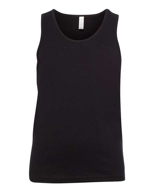 BELLA + CANVAS 3480Y Youth Jersey Tank - Black