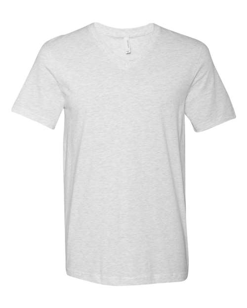 BELLA + CANVAS 3005 Unisex Jersey V-Neck Tee - Ash