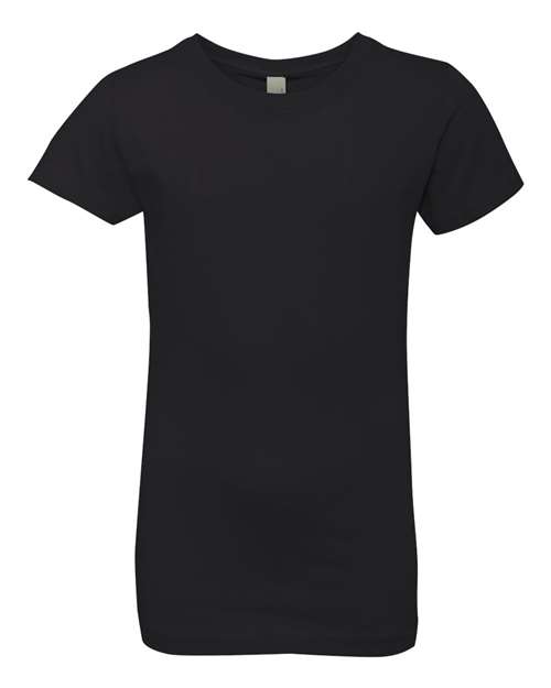 Next Level 3710 Girls’ Cotton Princess Tee - Black