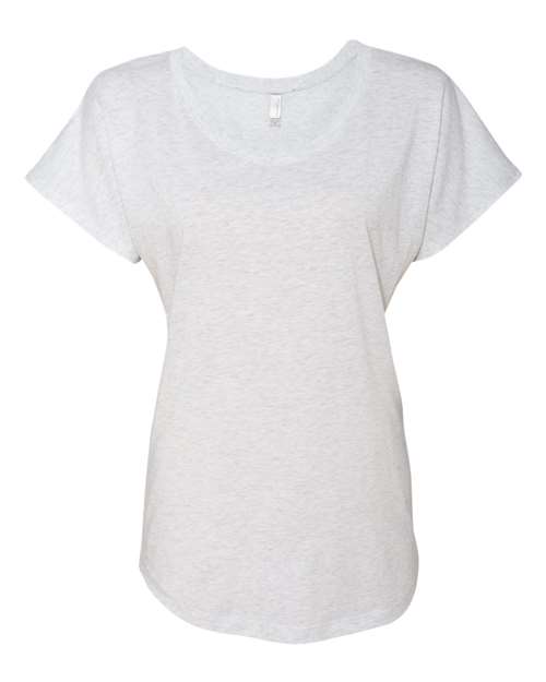 Next Level 6760 Women’s Triblend Dolman Tee - Heather White