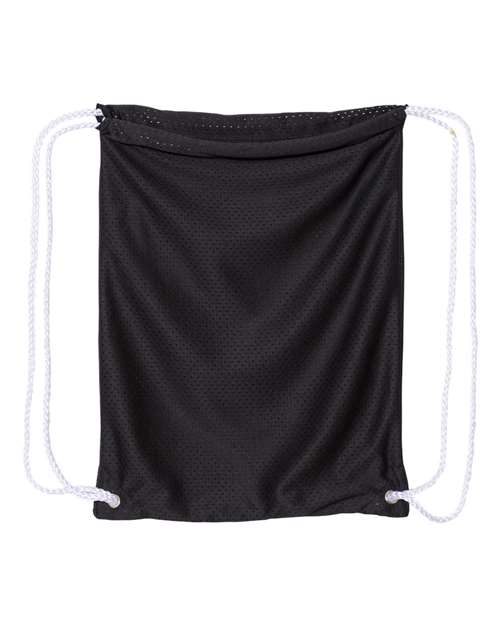 Liberty Bags 8895 Mesh Drawstring Backpack - Black