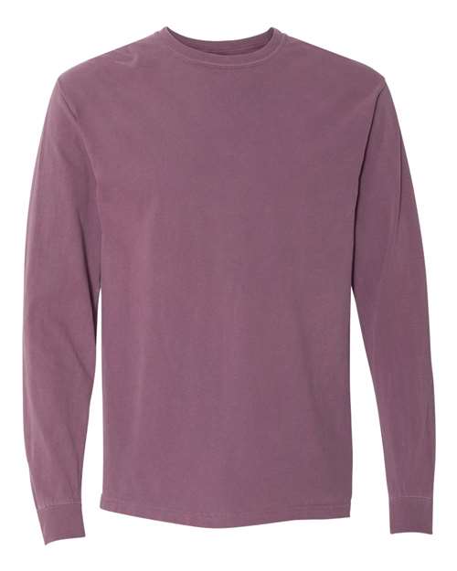 Comfort Colors 6014 Unisex Garment-Dyed Heavyweight Long Sleeve T-Shirt - Berry