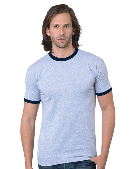 Bayside 1800 Men's USA-Made Ringer T-Shirt