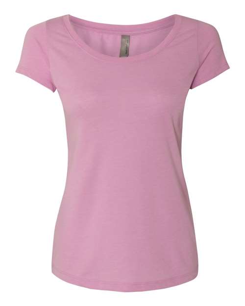 Next Level 6730 Women’s Triblend Scoop Neck Tee - Vintage Lilac