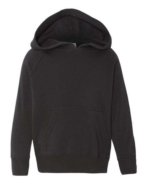 Independent Trading Co. PRM10TSB Toddler Special Blend Hooded Raglan Sweatshirt - Black