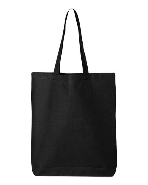 Q-Tees QTBG 12L Economical Tote - Black