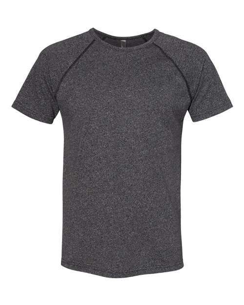 Next Level 2050 Men's Mock Twist Raglan Tee - Black