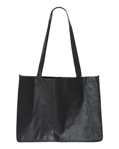 Liberty Bags A134 Non-Woven Deluxe Junior Tote - Black