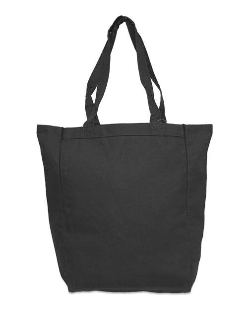 Liberty Bags 9861 Allison Cotton Canvas Tote - Black