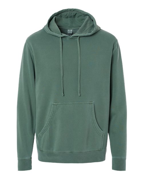 Independent Trading Co. PRM4500 Unisex Midweight Pigment-Dyed Hooded Sweatshirt - Pigment Alpine Green