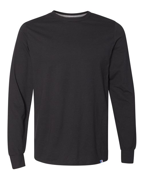 Russell Athletic 64LTTM Unisex Dri Power® CVC Performance Long Sleeve T-Shirt - Black