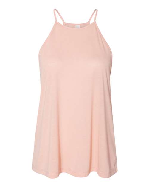 BELLA + CANVAS 8809 Women's Flowy High-Neck Tank - Peach