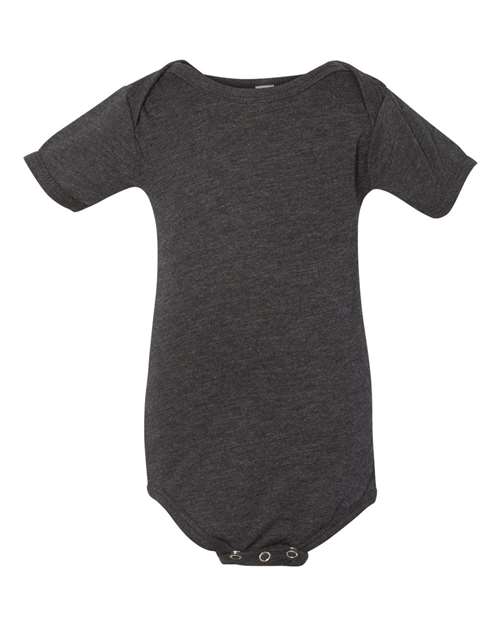 BELLA + CANVAS 134B Infant Triblend One Piece - Charcoal Black Triblend