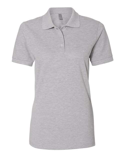JERZEES 443W Women's 100% Ring-Spun Cotton Piqué Polo - Athletic Heather