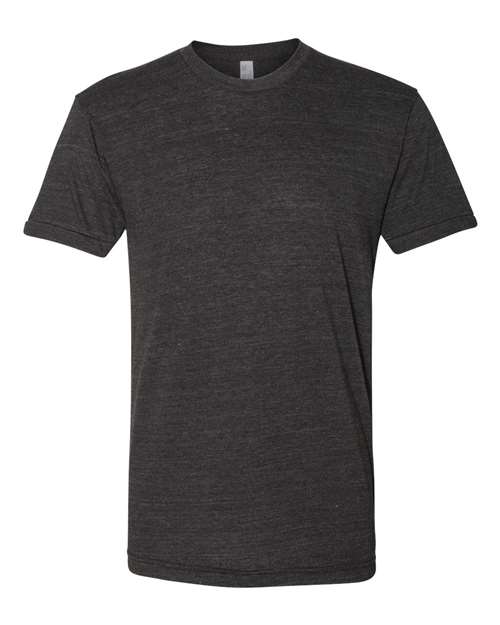 American Apparel TR401USA Unisex USA-Made Triblend Track Tee - Tri-Black