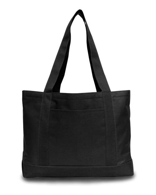 Liberty Bags 7002 P&O Cruiser Tote - Black/ Black