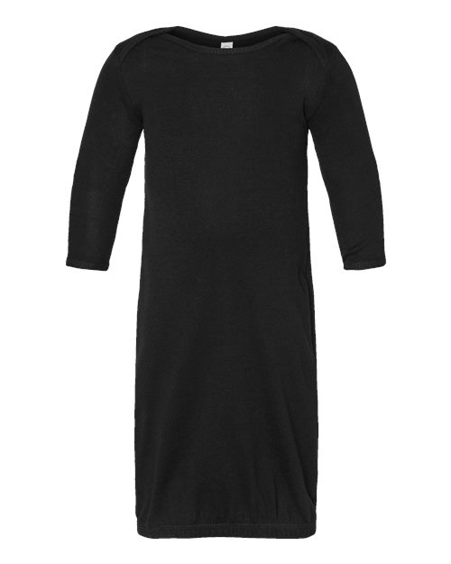 Rabbit Skins 4406 Infant Baby Rib Layette - Black