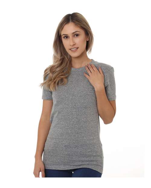 Bayside 5810 Women's USA-Made Triblend T-Shirt - Tri Athletic Grey