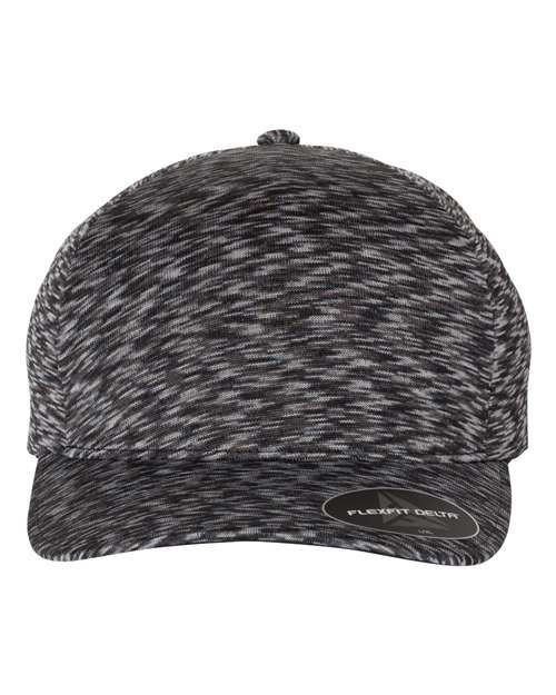Flexfit 280 Delta® Seamless Unipanel Cap - Melange Black