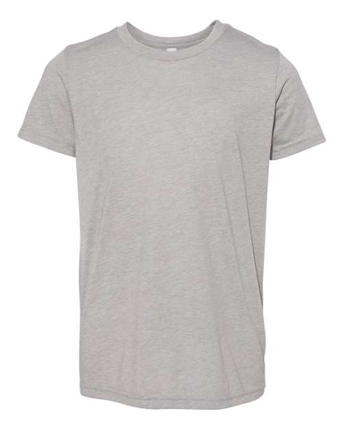 BELLA + CANVAS 3413Y Youth Triblend Tee - Athletic Grey Triblend