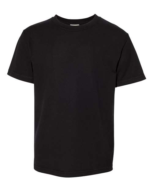 ComfortWash by Hanes GDH175 Youth Garment-Dyed T-Shirt - Black