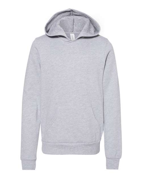 BELLA + CANVAS 3719Y Youth Sponge Fleece Hoodie Sweatshirt