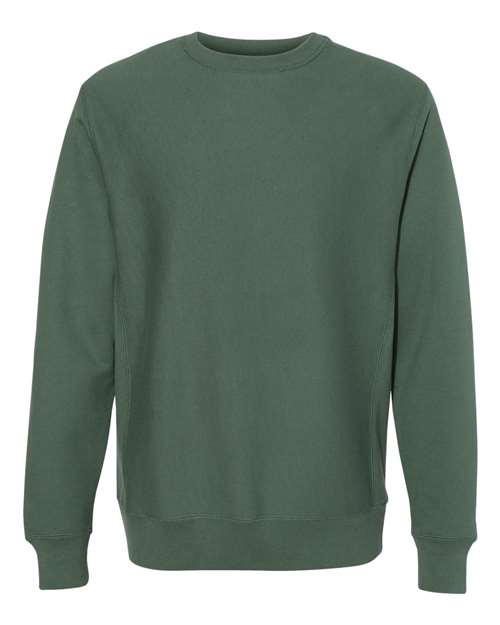 Independent Trading Co. IND5000C Unisex Legend Premium Heavyweight Cross-Grain Crewneck Sweatshirt - Alpine Green