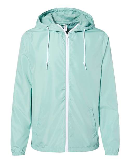 Independent Trading Co. EXP54LWZ Men's Lightweight Windbreaker Full-Zip Jacket