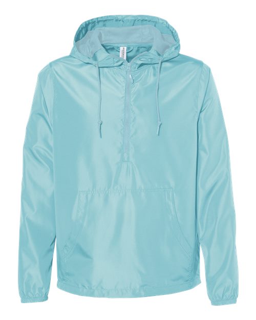 Independent Trading Co. EXP54LWP Unisex Lightweight Quarter-Zip Windbreaker Pullover Jacket