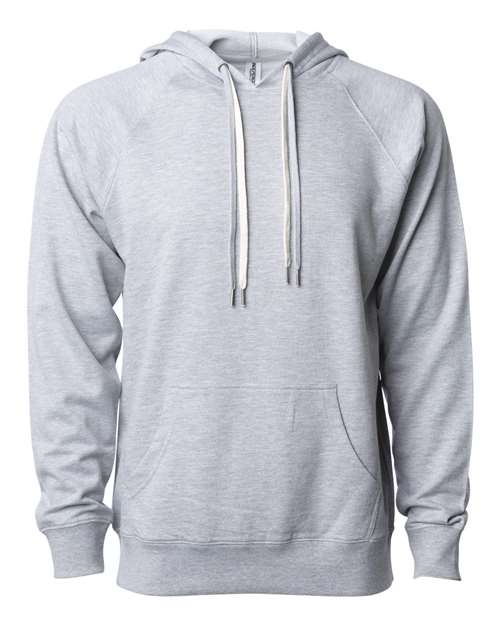 Independent Trading Co. SS1000 Unisex Icon Lightweight Loopback Terry Hooded Sweatshirt - Athletic Heather