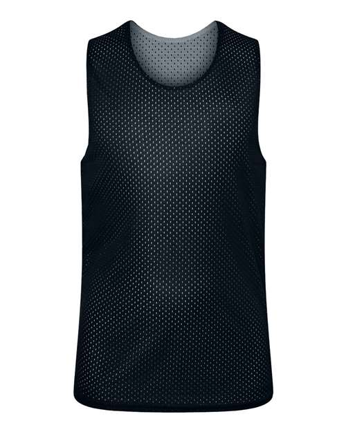 C2 Sport 5228 Youth Reversible Mesh Tank - Black/ White