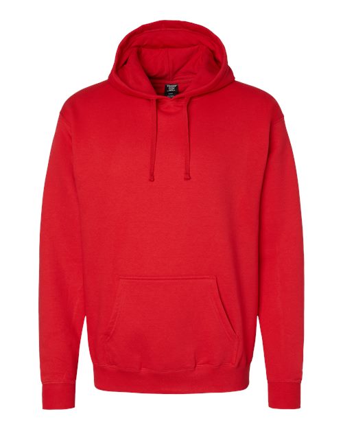 Hanes RS170 Unisex Perfect Sweats Hooded Sweatshirt - Athletic Red